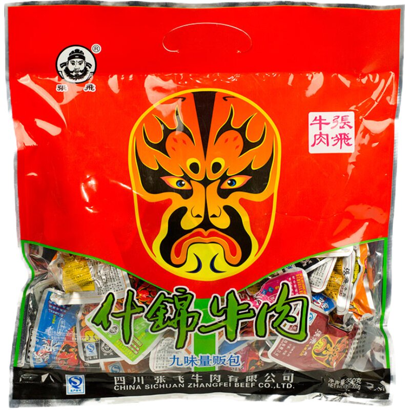 张飞什锦牛肉350g袋装9味量贩装