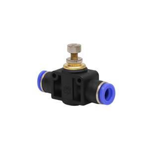 气动管道式节流阀SPA/LSA-4 6 8 10 12气管快速插接头限流调速阀