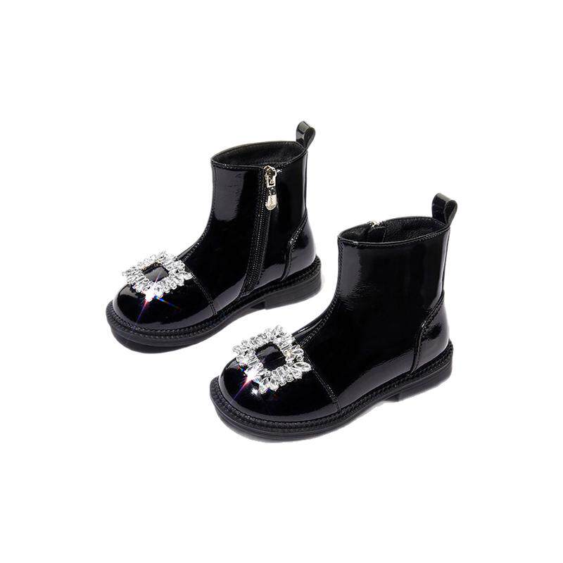 斯纳菲水晶鞋女童冬秋季两款新品