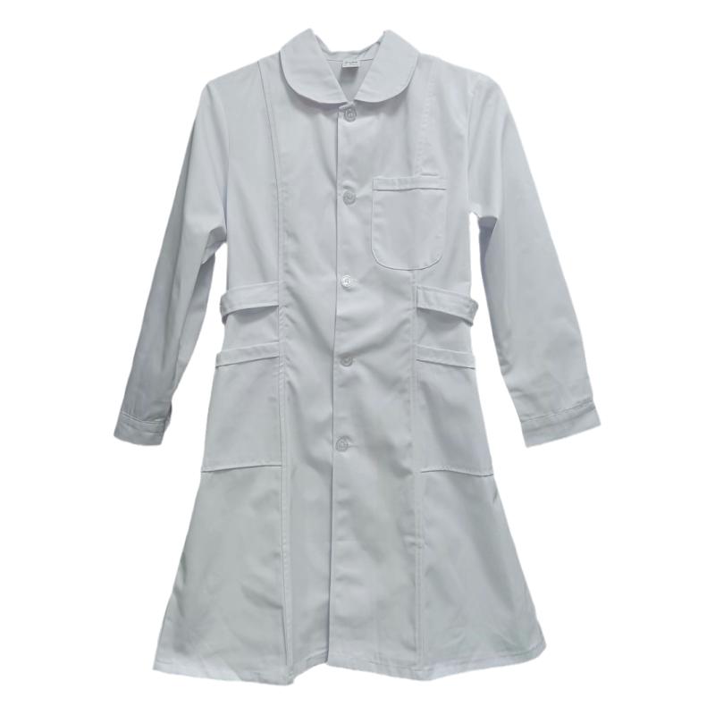 护士服长袖女款娃娃圆领短袖白大医护制服