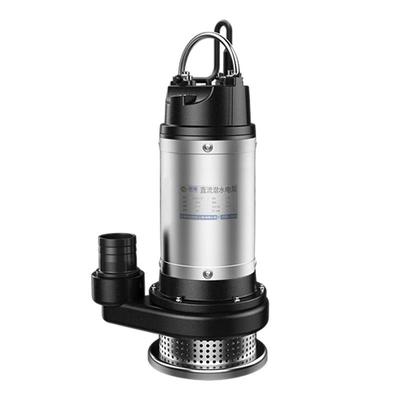 48-72V无刷直流潜水泵不锈钢机身