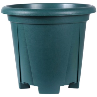 新加厚简约塑料厂家直销室内树脂阳台圆形绿植移栽专用花盆青山盆