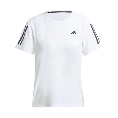 阿迪达斯速干短袖女子夏新款圆领宽松上衣白色运动半袖T恤IK7442