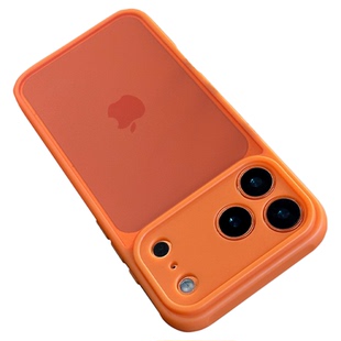 适用iphone17pro系列保护壳星宇橙新款17promax苹果手机壳case16透明15全包防摔14硅胶13简约17pro max橙色12