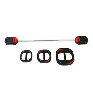 鳄鱼嘴杠铃套装跳操踏板可调节家用健身房同款健身器材举重杠铃片