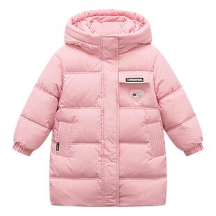 笛莎女童羽绒服冬季新款女大童儿童宝宝小女孩加厚中长款外套冬装
