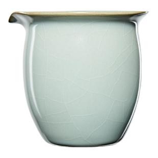 雅瓷 汝窑清流公道杯 陶瓷茶具分茶杯泡茶主人公平杯大号茶海单个