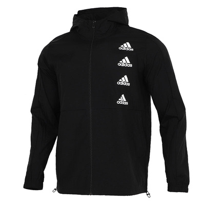 Adidas/阿迪达斯正品当季新款男子运动休闲连帽夹克外套 GK9370