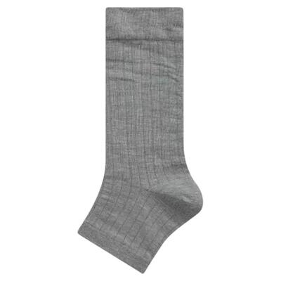 个性女棉质竖条纹半截堆堆袜套