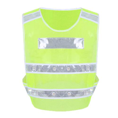 红绿灯 LED带灯反光背心充电马甲施工工程防护服反光安全服反光衣