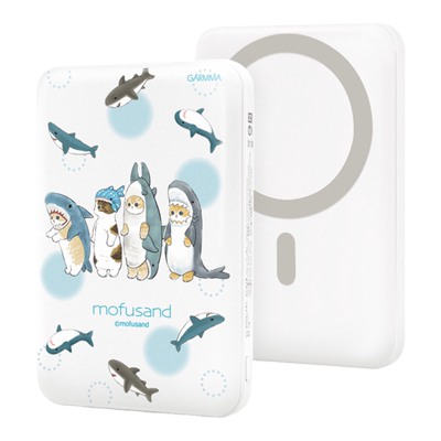 吉伊卡哇磁吸充电宝自带线带支架