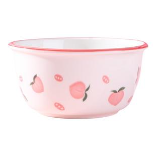 陶瓷餐具日式创意祝福水果碗碗家用吃饭专用小碗精致可爱饭碗