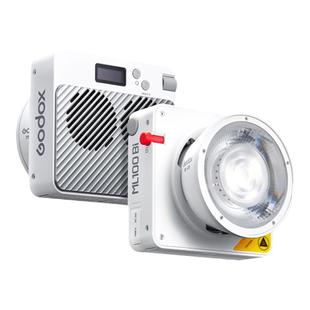 (送电池手柄)神牛ML100Bi/R摄影补光灯智控功率王120W全彩RGB直播拍摄打光灯户外人像便携口袋常亮灯云CX100