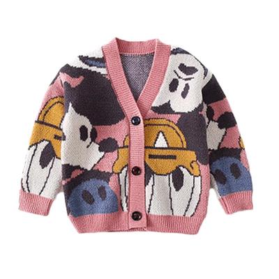 女童毛衣开衫外套春秋装2021洋气