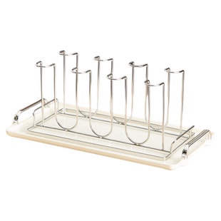 客厅收纳不锈钢杯架6杯架塑料托盘12杯架8杯架倒扣杯架沥水盘简约