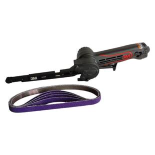3M33575气动砂带机3M33445直列砂纸带焊点焊缝铆钉点打磨砂光机