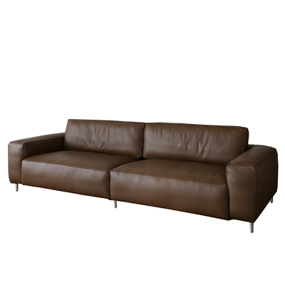 Re-Member北欧现代苯胺牛皮沙发