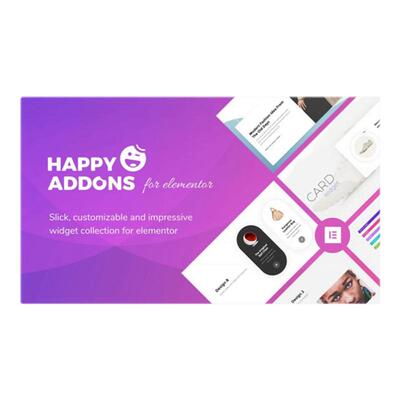 Happy Elementor Addons WP插件 Elementor扩展元素小工具插件