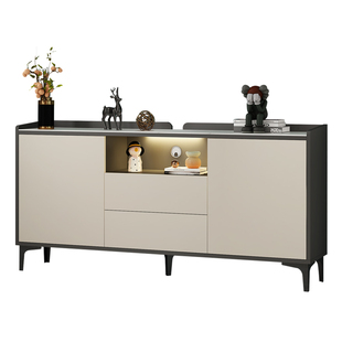 主卧室床尾岩板电视柜现代轻奢32cm超薄小户型客厅储物收纳柜8D34