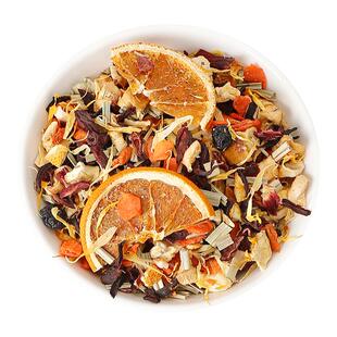 景区同款朗姆覆盆子花果茶500g醋栗浆果樱桃玫瑰厦门水果茶红茶