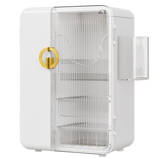 化妆品收纳盒桌面高级感透明带盖护肤品梳妆台置物架整理盒抽屉式