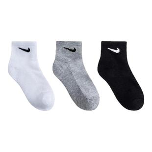 Nike童袜儿童袜子6双装男女童运动袜秋冬季新款宝宝休闲透气棉袜