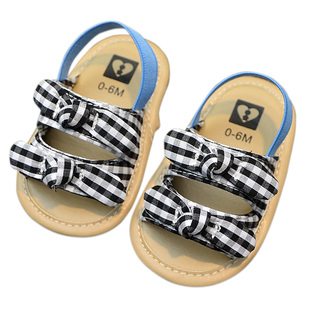 夏季0-1周岁婴儿学步鞋9软底宝宝鞋6-12七八8个月女公主透气凉鞋