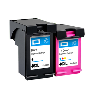 适用惠普HP46墨盒可加墨4729 2529 2520hc 2020hc打印机墨盒黑彩色连喷原装品质墨水盒