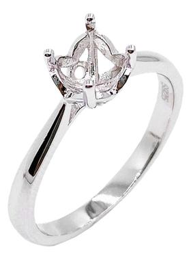 固定圈戒子空托925死口克拉加工