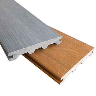 塑木地板户外阳台庭院别墅室外露台防腐木二代共挤实心木塑板自铺