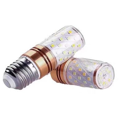 e27螺口led灯泡10w三色变光无频闪E14玉米节能灯泡18W40W正品白光