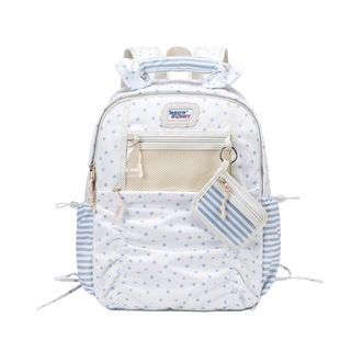 meowbunny书包初中女生高颜值小众ins大容量高中生休闲电脑双肩包