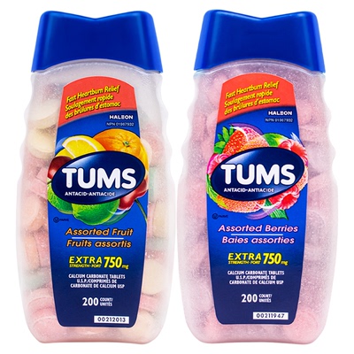 【孕吐缓解神器】TUMS抗胃酸钙片