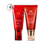 Missha谜尚大红bb美白遮瑕保湿服帖持久不易脱妆防晒隔离粉底液