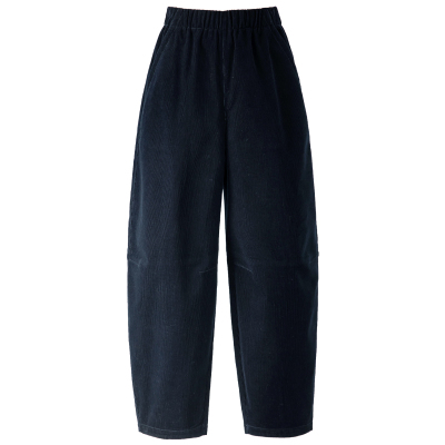 高腰休闲春四季九分灯芯绒灯笼裤