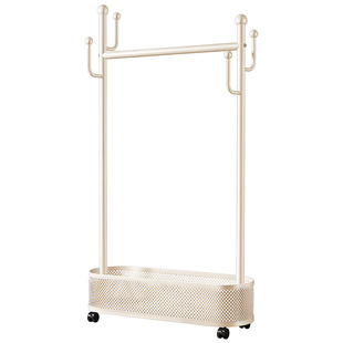 日本衣架落地卧室挂衣架家用室内轻奢晾衣服置物架房间简易衣帽架