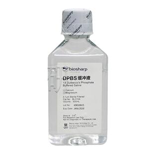 DPBS缓冲液/Biosharp500mlpH7.2-7.4包邮BL310A现货可开票