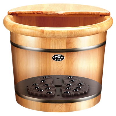 香柏木泡脚桶家用养生实木足浴桶