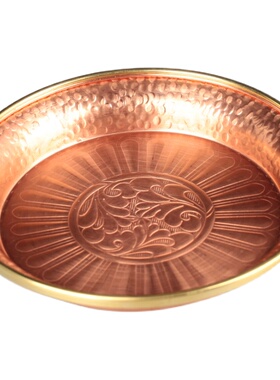 吉祥佛前鎏金花纹多款可选供果盘