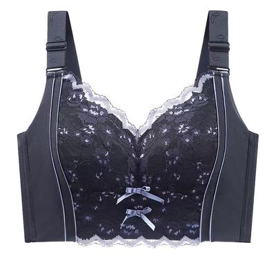 大罩杯全包裹无钢圈高侧比收副乳