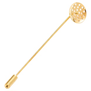 胸针空托胸花手工饰品diy材料配件女一字针毛衣大衣别针珍珠底托