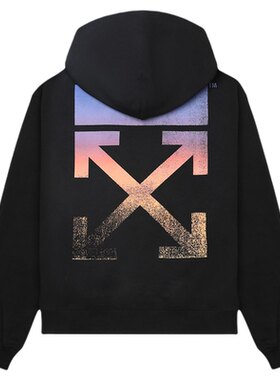 OFF-WHITE™ 情侣装新款宽松连帽卫衣连帽衫