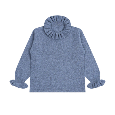 塞北绒王-25新款女童毛衣女宝宝打底衫100%纯山羊绒衫儿童亲子款