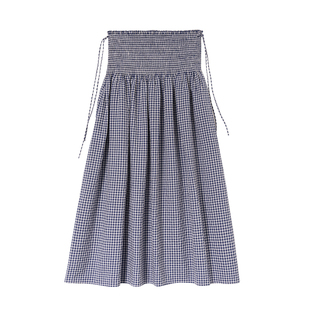 孕妇半身裙2026新款孕期格子半裙孕妈高级穿搭托腹裙子小个子春装