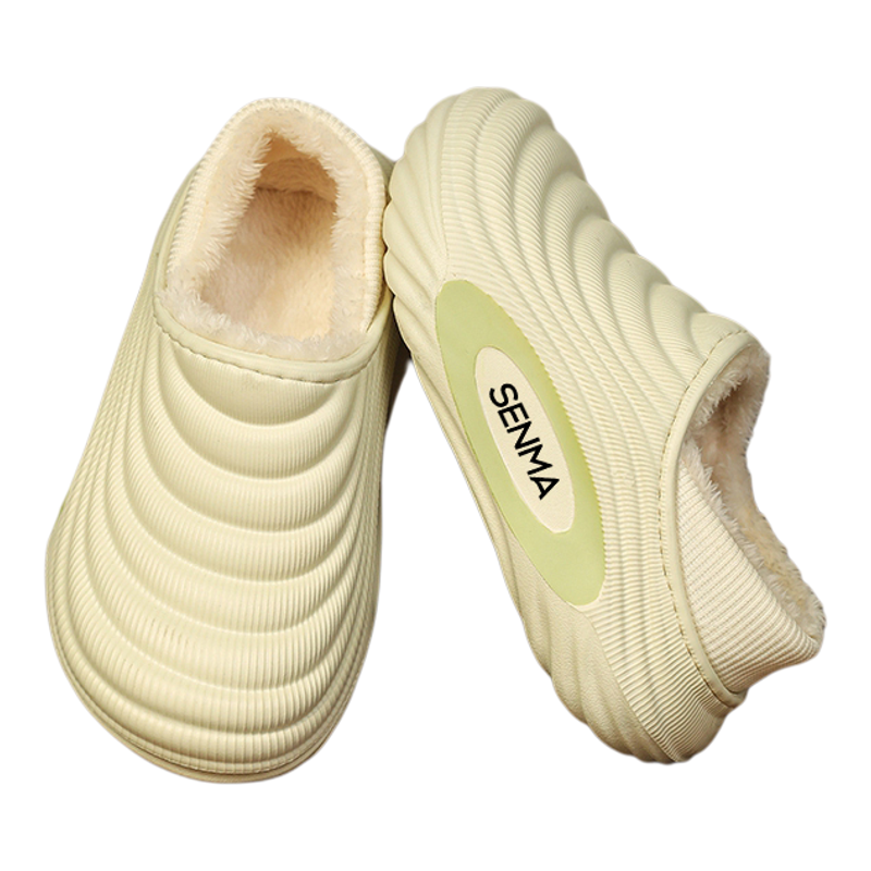 森马棉鞋男冬季居家室内加绒加厚包跟棉拖鞋防水棉拖情侣防滑棉鞋