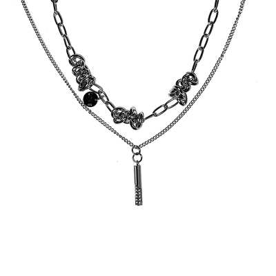 女ins嘻哈设计小众项链轻奢小众