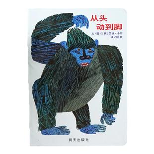 正版 信谊绘本 从头动到脚 纸板书明天出版社精装硬壳绘本图画书儿童启蒙认知故事书0-1-2-3-5-6周岁宝宝幼儿家庭早教亲子读物