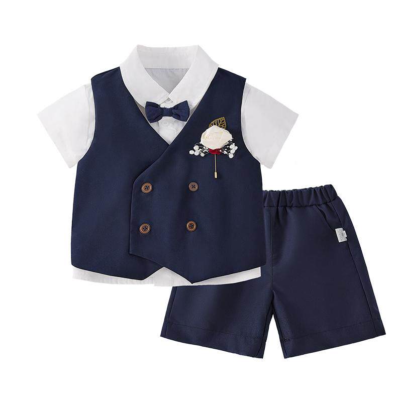 jellybaby男童夏季礼服套装