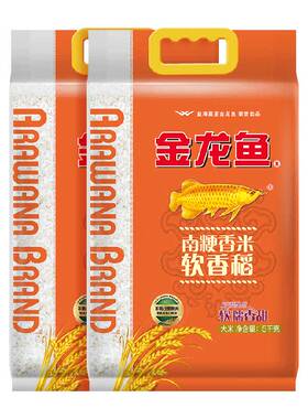 金龙鱼南粳香米软香稻大米5kg×2袋