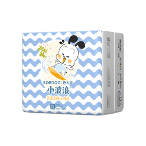 巴布豆纸尿裤S码 亲肤超柔透气102片 男女宝宝干爽秋冬超薄尿不湿